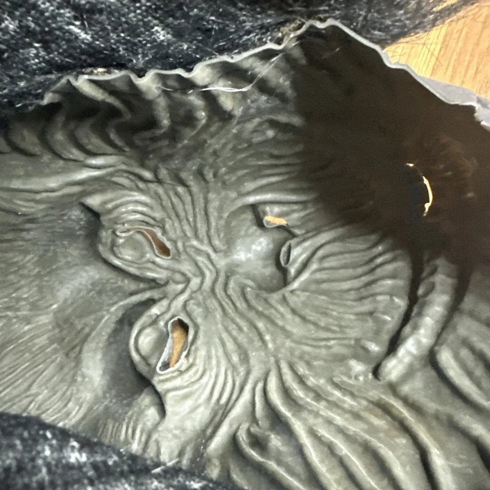 Gorilla Halloween Adult Mask Ape Monkey Mask Rubber Kong Teeth Fangs Costume